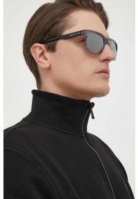 Armani Exchange Okulary przeciwsłoneczne 0AX4026S męskie kolor szary. Kolor: szary #1