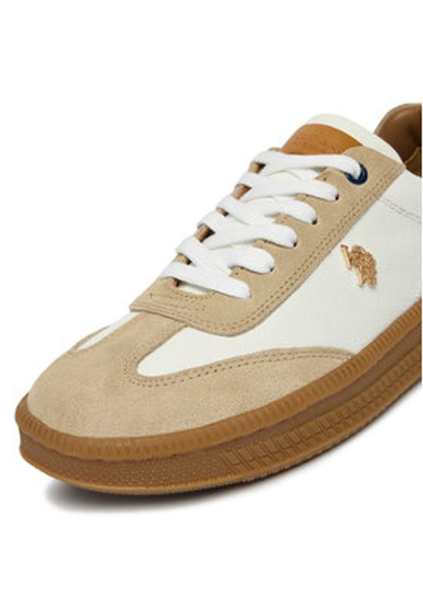U.S. Polo Assn. Sneakersy EO-YANA001W/6SL1 Biały. Kolor: biały. Materiał: skóra