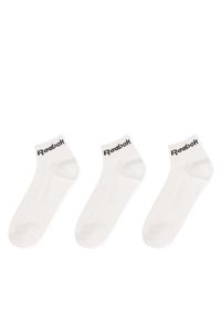 Reebok Zestaw 3 par niskich skarpet unisex ACT CORE ANKLE SOCK GH8167 Biały. Kolor: biały. Materiał: bawełna