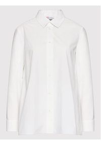 Red Valentino Koszula WR0ABH75 Biały Regular Fit. Kolor: biały. Materiał: bawełna #3