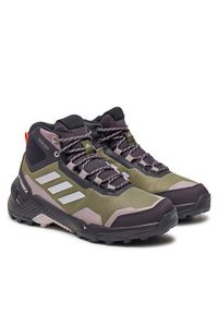 Adidas - adidas Trekkingi Eastrail 2.0 Mid RAIN.RDY ID3455 Zielony. Kolor: zielony. Materiał: materiał #4