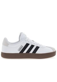 Adidas - Buty adidas VL Court 3.0 ID8797 - białe. Kolor: biały. Materiał: skóra, guma, syntetyk. Szerokość cholewki: normalna. Wzór: aplikacja