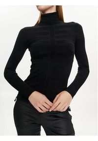 Morgan Golf 132-MENTOS.M Czarny Slim Fit. Typ kołnierza: golf. Kolor: czarny. Materiał: wiskoza #3