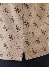 Guess Polo M6GP04 K3073 Beżowy Regular Fit. Typ kołnierza: polo. Kolor: beżowy. Materiał: syntetyk, bawełna #4
