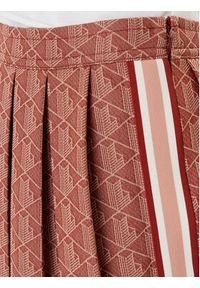 Lacoste Spódnica plisowana JF0516 Brązowy Regular Fit. Kolor: brązowy. Materiał: syntetyk