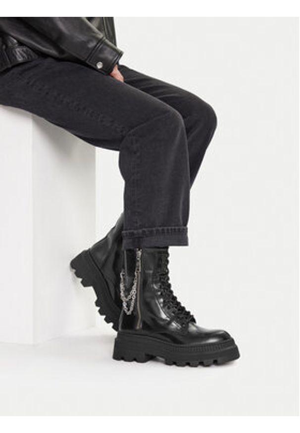 Badura Trzewiki EO-AMAYA-40802 Czarny. Kolor: czarny. Materiał: skóra