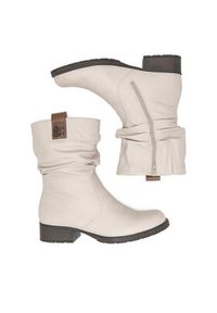 Rieker Botki Z9583-60 Beżowy. Kolor: beżowy. Materiał: materiał #4