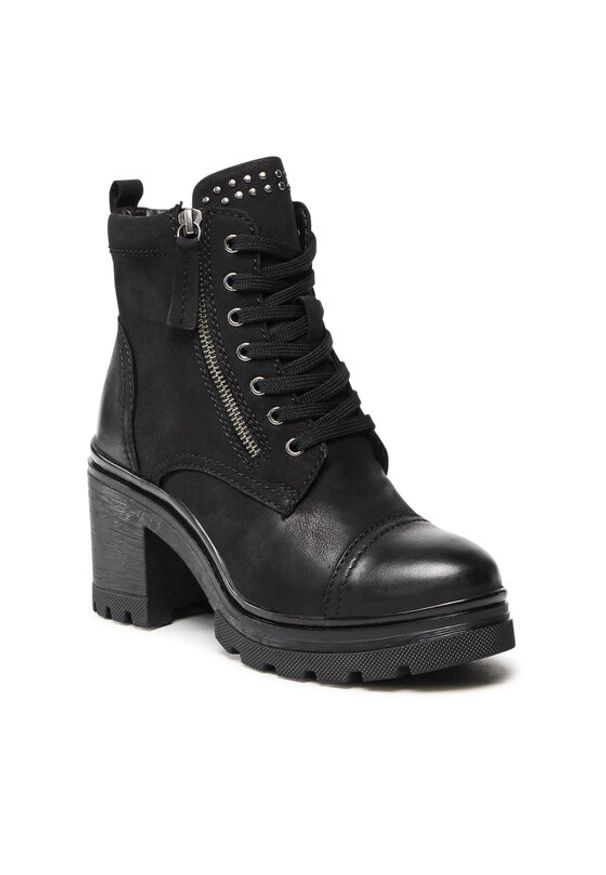 Lasocki Trzewiki WI16-24474-02 Czarny. Kolor: czarny. Materiał: nubuk, skóra