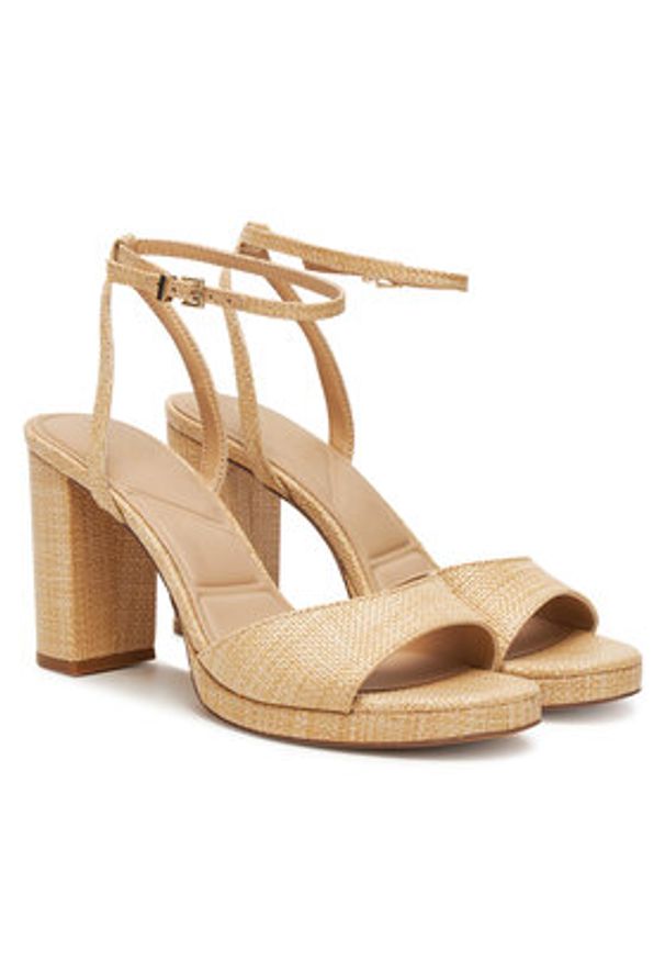 Aldo Sandały Gracious 13966703 Beżowy. Kolor: beżowy. Materiał: materiał