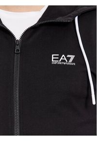 EA7 Emporio Armani Dres 3DPV52 PJ05Z 1200 Czarny Regular Fit. Kolor: czarny. Materiał: bawełna #5