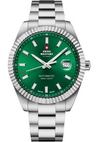 NoName - Zegarek Zegarek męski Swiss Military by Chrono SMA34110.04 srebrny. Kolor: srebrny #1