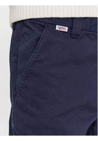 Tommy Jeans Chinosy DM0DM16758 Granatowy Slim Fit. Kolor: niebieski. Materiał: bawełna #3