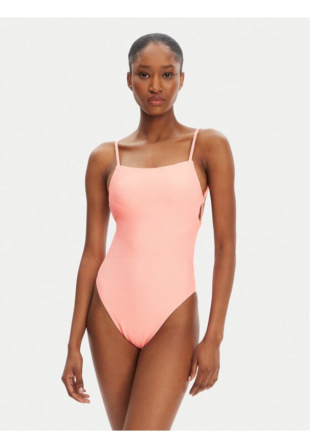Billabong Strój kąpielowy Tanlines Eva One Piece EBJX100111 Koralowy. Kolor: pomarańczowy. Materiał: syntetyk