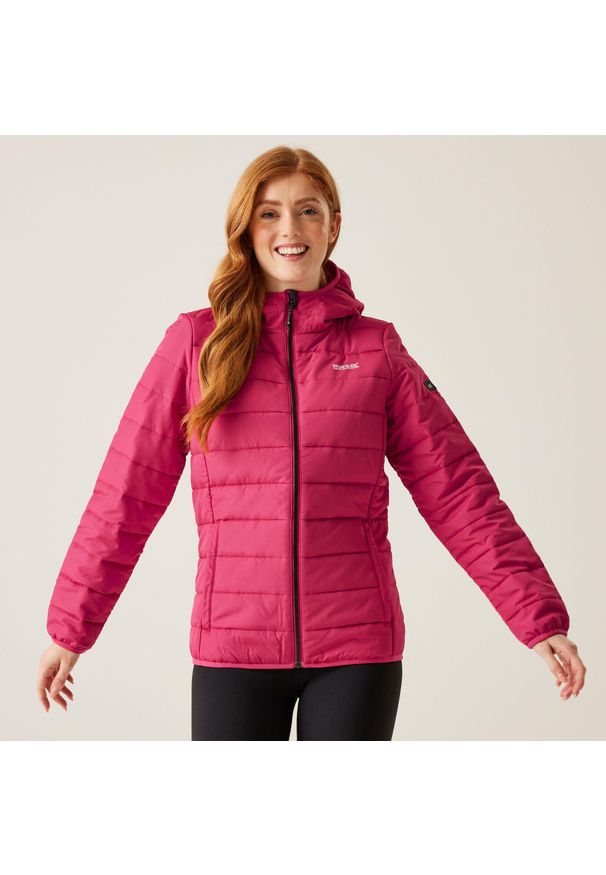 Regatta - Kurtka ocieplana damska Helfa. Kolor: różowy. Sport: turystyka piesza