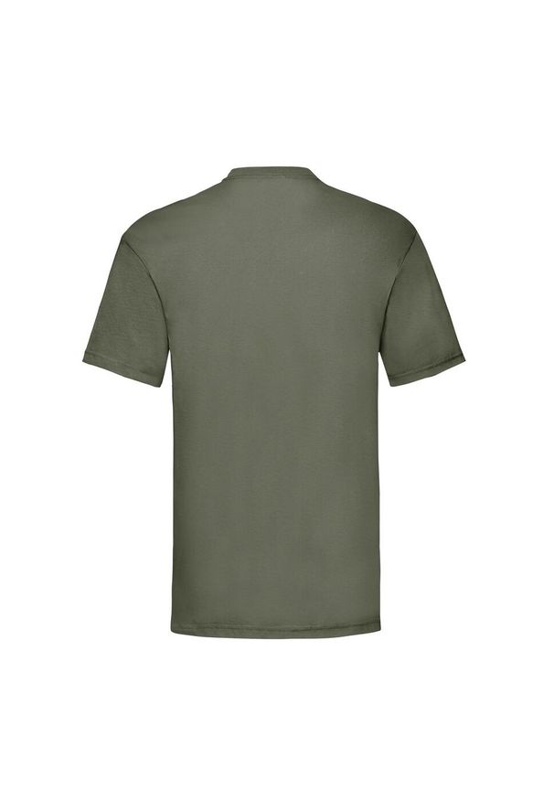 FRUIT OF THE LOOM - Koszulka Unisex Dla Dorosłych Valueweight. Kolor: zielony. Sport: turystyka piesza