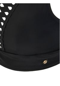 BOSS Góra od bikini Eyelet 50540665 Czarny. Kolor: czarny. Materiał: syntetyk