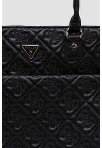 Guess - GUESS Czarna damska podróżna torebka Adelasia. Kolor: czarny #9