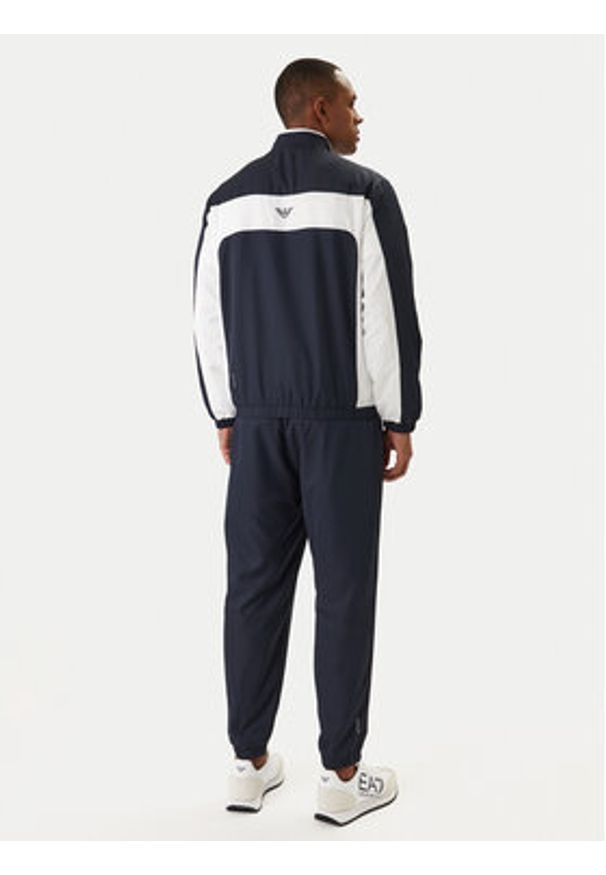 EA7 Emporio Armani Dres 7M001530 AF16072 Granatowy Regular Fit. Kolor: niebieski. Materiał: syntetyk