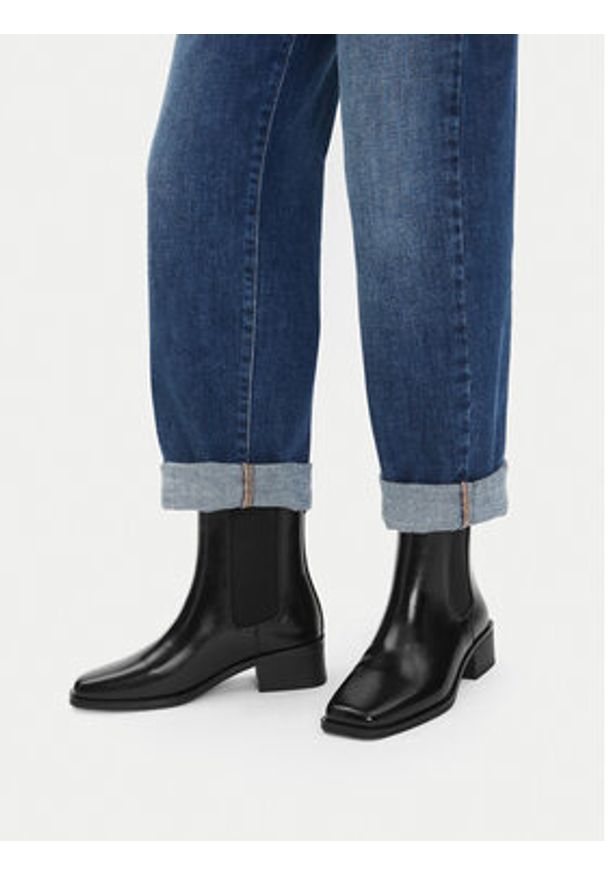 Jenny - JENNY Sztyblety CEO-HY60285-1 Czarny. Kolor: czarny. Materiał: materiał