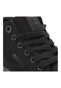 Big-Star - Czarne Sneakersy Big Star Wygodne Buty Dziecięce. Kolor: czarny. Materiał: materiał, tkanina. Szerokość cholewki: normalna #7