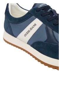 Guess Jeans Sneakersy EO-ORLANDO-01 126AM Granatowy. Kolor: niebieski. Materiał: materiał #6