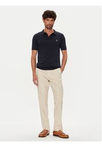 U.S. Polo Assn. Polo MUP3554 Granatowy Slim Fit. Typ kołnierza: polo. Kolor: niebieski. Materiał: bawełna #3