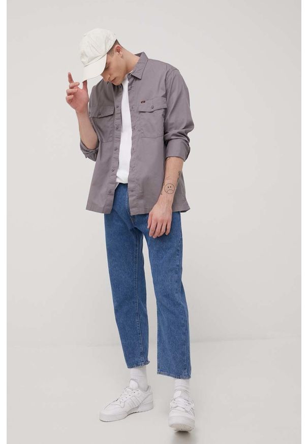 Levi's® - Levi's jeansy 551Z STRAIGHT CROP męskie. Okazja: na spotkanie biznesowe. Kolor: niebieski. Styl: biznesowy