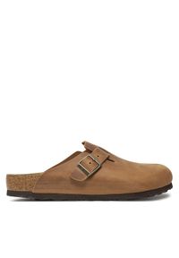Birkenstock Klapki Boston Leoi 1028179 Brązowy. Kolor: brązowy. Materiał: skóra #1