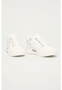 Love Moschino - Buty. Nosek buta: okrągły. Kolor: biały. Materiał: skóra, guma #2