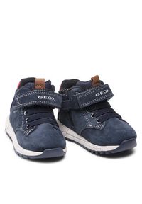 Geox Sneakersy B Alben B. C B163CC 02213 C4002 M Granatowy. Kolor: niebieski. Materiał: zamsz, skóra #3