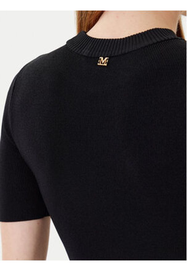 Marciano Guess Sukienka dzianinowa 5YGK53 5876Z Czarny Regular Fit. Kolor: czarny. Materiał: syntetyk