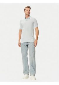 G-Star RAW - G-Star Raw Polo Dunda D17127-5864 Niebieski jasny Slim Fit. Typ kołnierza: polo. Kolor: niebieski. Materiał: bawełna #3