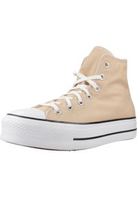 Tenisówki Converse Model Chuck Taylor All Star Lift Hi Kolor Pomarańczowy. Kolor: pomarańczowy. Materiał: tkanina