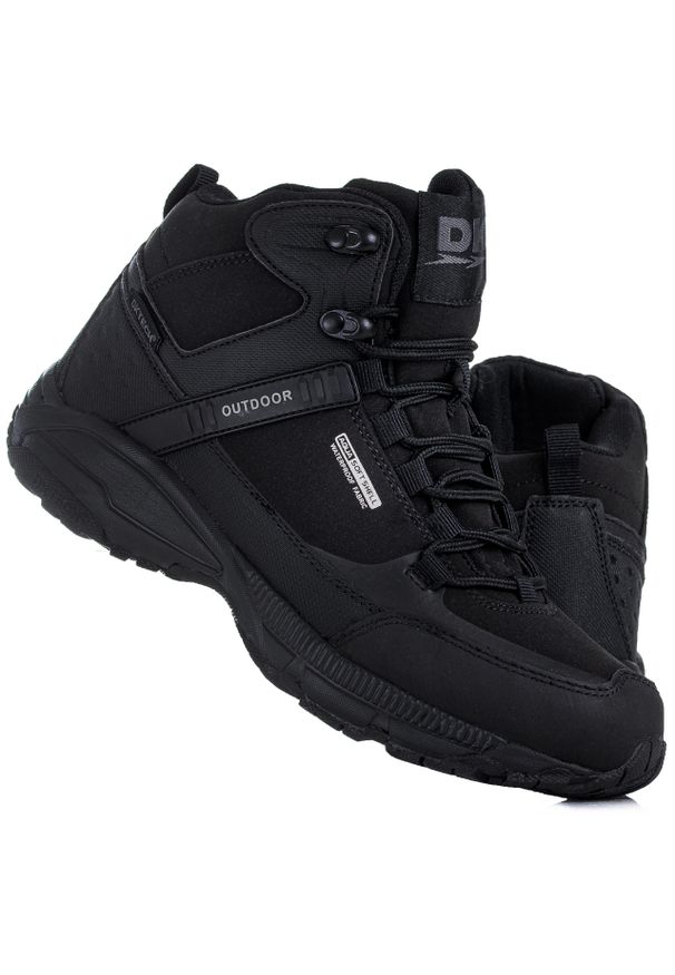 Buty damskie wysokie wodoodporne zimowe DK PREDATOR. Kolor: czarny, zielony, brązowy, wielokolorowy. Sezon: zima