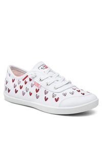 skechers - Skechers Sneakersy Love Brigade 113951/WRPK Biały. Kolor: biały. Materiał: materiał #6