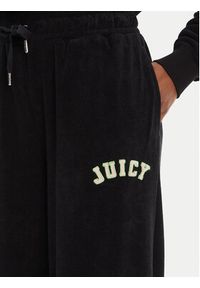 Juicy Couture Spodnie dresowe Regan JCWBJ125335 Czarny Wide Leg. Kolor: czarny. Materiał: bawełna #5