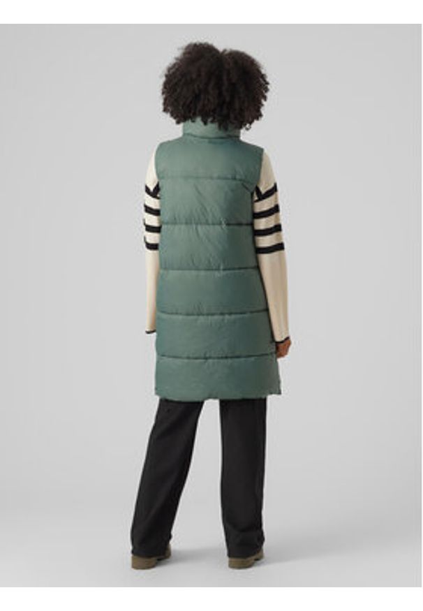 Vero Moda Bezrękawnik 10273950 Zielony Regular Fit. Kolor: zielony. Materiał: syntetyk. Długość rękawa: bez rękawów