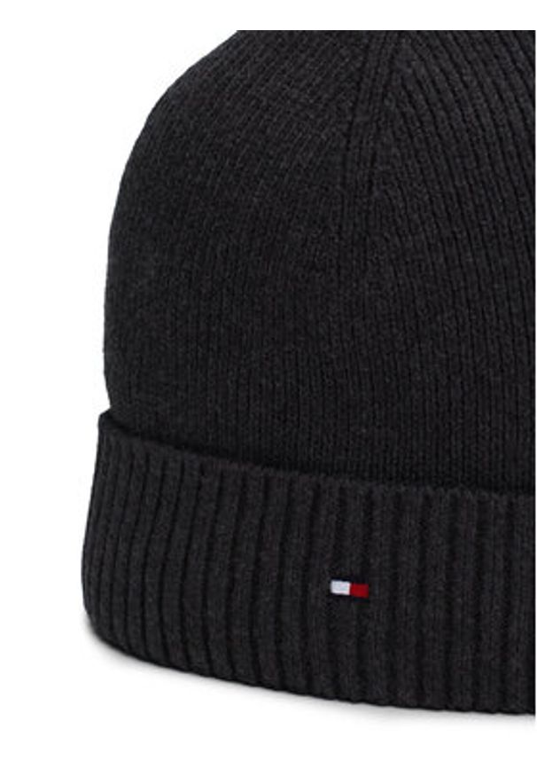 TOMMY HILFIGER - Tommy Hilfiger Czapka Flag AM0AM12796 Szary. Kolor: szary. Materiał: bawełna