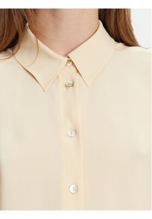 Marella Koszula Ouvert 2513111154 Żółty Regular Fit. Kolor: żółty. Materiał: acetat