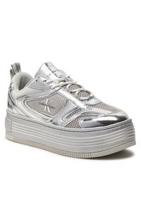 Calvin Klein Jeans Sneakersy Bold Platf Low Mix Ml Mr YW0YW01510 Srebrny. Kolor: srebrny. Materiał: materiał, mesh #2