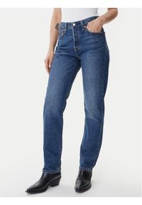 Levi's® Jeansy 501® Original A8746-0001 Niebieski Slim Fit. Kolor: niebieski