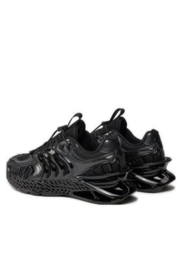 Plein Sport Sneakersy FACS USC0434 STE003N 0202 Czarny. Kolor: czarny. Materiał: skóra