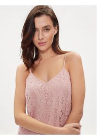 YAS Top Perla 26032812 Różowy Regular Fit. Kolor: różowy. Materiał: syntetyk #3