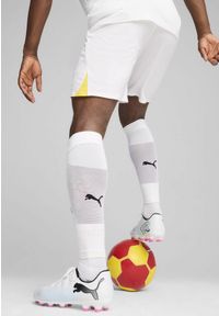 Puma - Szorty meczowe RC Lens 2024/25. Kolor: biały, czarny, wielokolorowy. Sport: piłka nożna