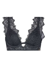 Hunkemöller Biustonosz z fiszbiną Zoe Up 303110 Czarny. Kolor: czarny. Materiał: syntetyk #4