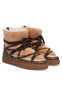 Inuikii Śniegowce Curly Rock 1001.003.0071 Beżowy. Kolor: beżowy. Materiał: materiał. Styl: rockowy