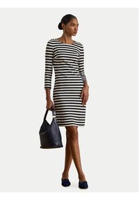 Lauren Ralph Lauren - LAUREN RALPH LAUREN Sukienka codzienna 200P03678001 Granatowy Regular Fit. Okazja: na co dzień. Kolor: niebieski. Materiał: wiskoza. Typ sukienki: proste. Styl: casual #6