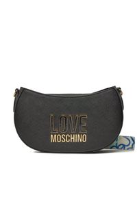 Love Moschino - LOVE MOSCHINO Torebka JC4212PP1ILQ100A Czarny. Kolor: czarny. Materiał: skórzane