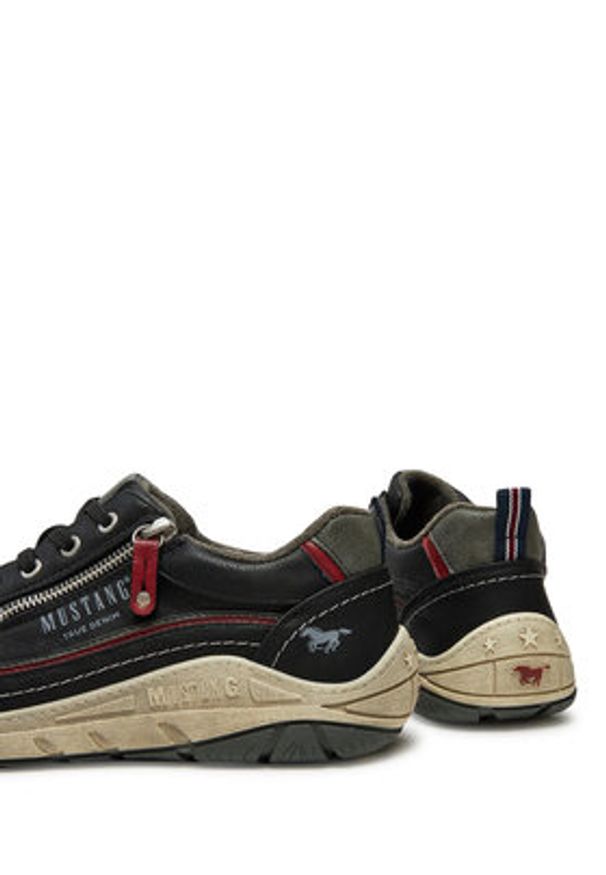 Mustang Sneakersy 4160-301 Czarny. Kolor: czarny. Materiał: materiał