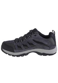 columbia - Buty trekkingowe męskie Columbia Crestwood. Zapięcie: sznurówki. Kolor: czarny. Materiał: materiał, skóra. Szerokość cholewki: normalna